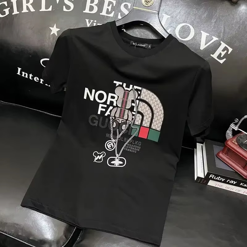 Streetwear Brand Clothing - 100％純綿メンズ高級ブランドレタープリントTシャツ、半袖Tシャツ、高品質メンズ服、ストリートウェア