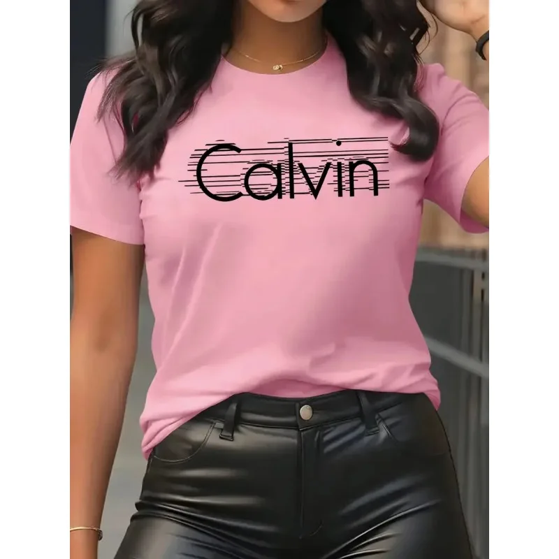カルバン レディース Tシャツ レジャー ファッション 半袖 - Streetwear Brand Tees のレビューと価格